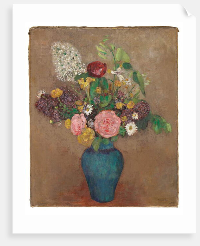 Vase of flowers by Odilon Redon