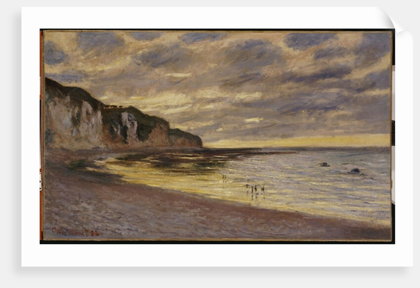 Pointe De Lailly, Maree Basse, 1882 by Claude Monet