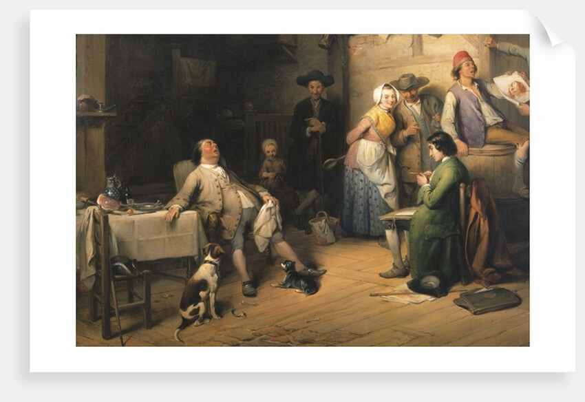 Pris en Plein Sieste, 1842 by Jean-Baptiste Madou