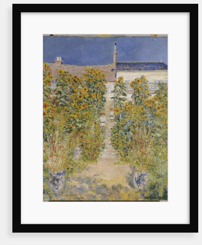 The Artist's Garden at Vetheuil, 1880 by Claude Monet