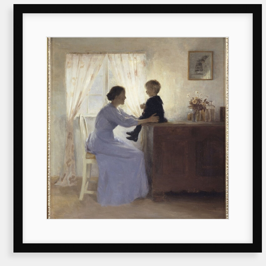 A Mother and Child in an Interior, 1898 by Peter Vilhelm Ilsted
