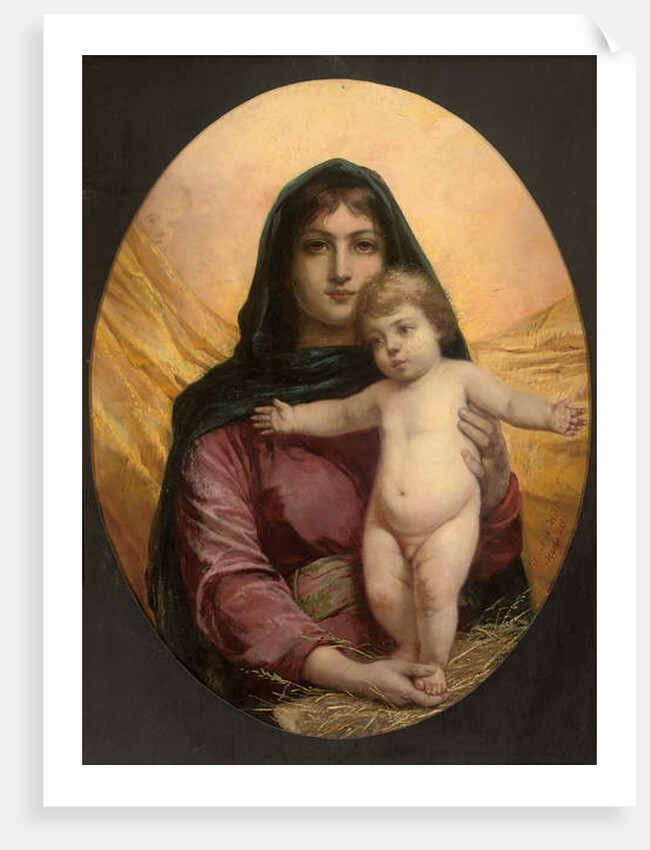 The Madonna and Child, 1881 by Elisabeth Maria Anna Jerichau-Baumann