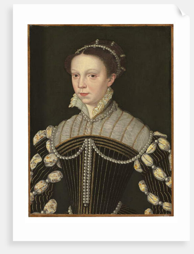 Elisabeth of Valois, Queen of Spain by Francois Clouet