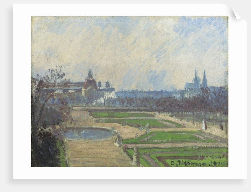 The Tuileries and the Louvre, 1900 by Camille Pissarro