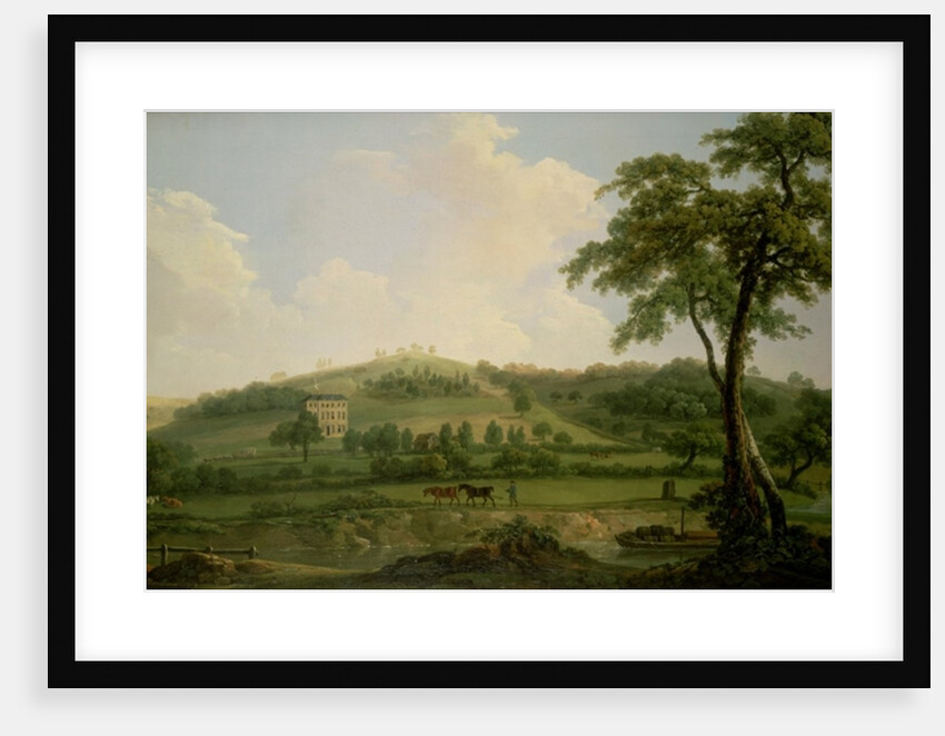 View of Oakage Hall, Colwich by Nicholas Thomas Dall
