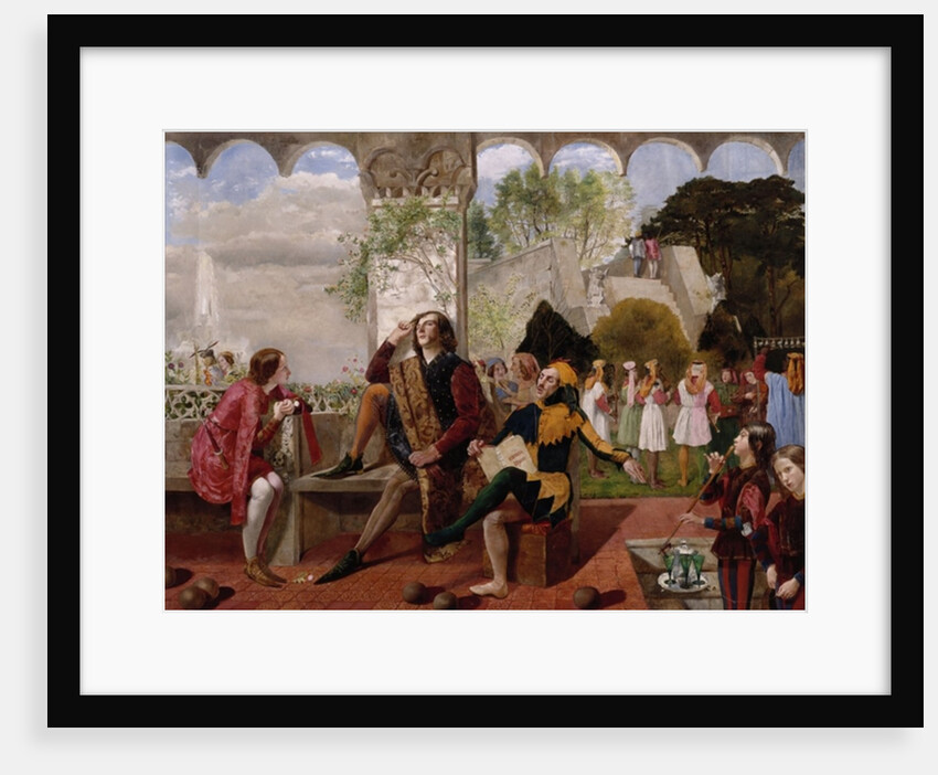 Twelfth Night, Act II, Scene IV by Walter Howell Deverell