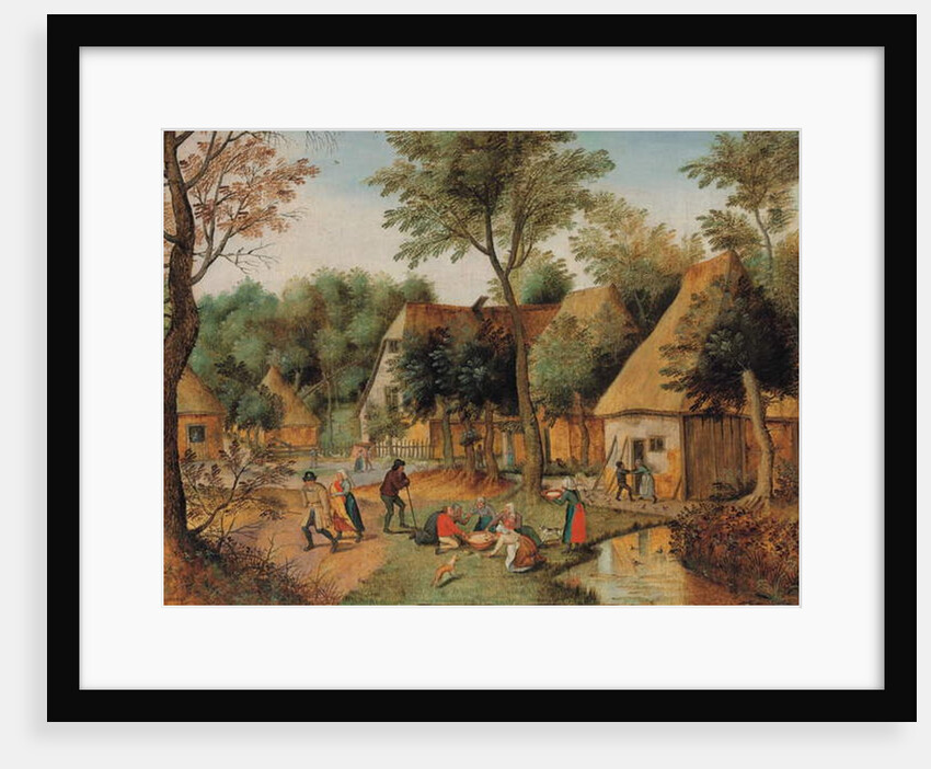 Mealtime in the country by Pieter the Younger Brueghel