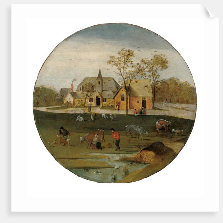 The Month of April, c.1606 by Abel Grimmer