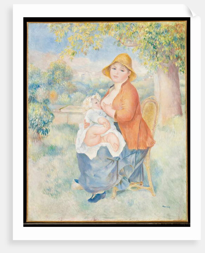L'Enfant au sein, 1886 by Pierre Auguste Renoir