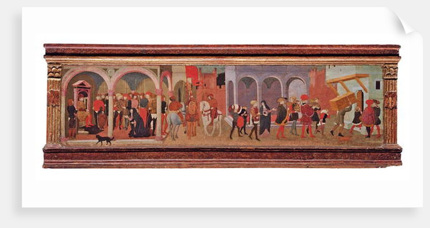 The Story of Lionora de' Bardi and Ippolito Buondelmonte, panel from a cassone by Giovanni di Ser Giovanni Scheggia