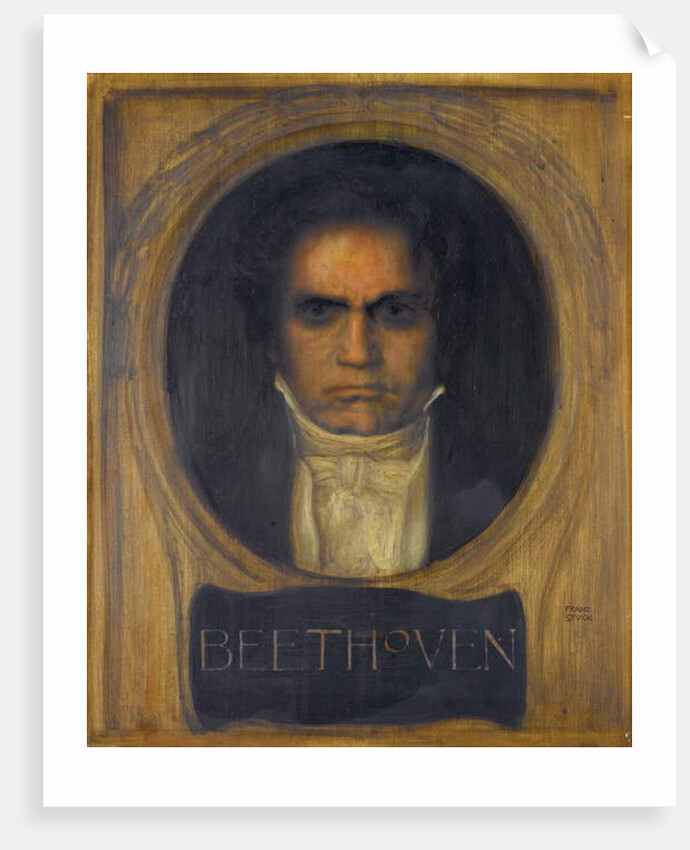 Portrait of Ludwig van Beethoven by Franz von Stuck