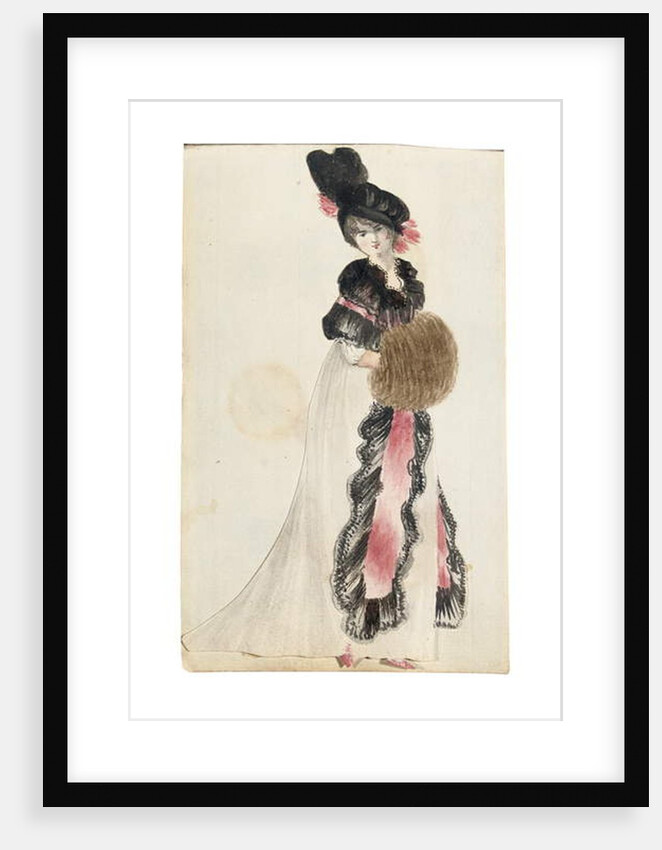 Portrait, purportedly of Jane Austen by James Stanier Clarke