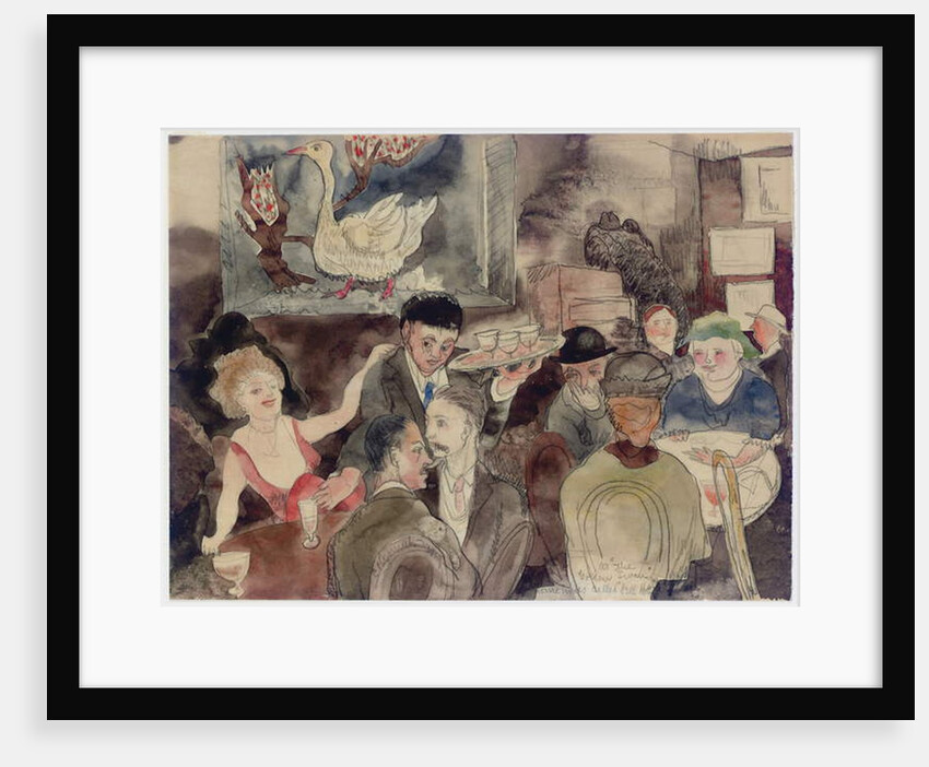 At 'The Golden Swan,' Sometimes Called the 'Hell Hole', 1919 by Charles Demuth