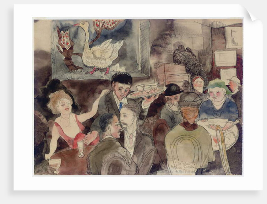 At 'The Golden Swan,' Sometimes Called the 'Hell Hole', 1919 by Charles Demuth