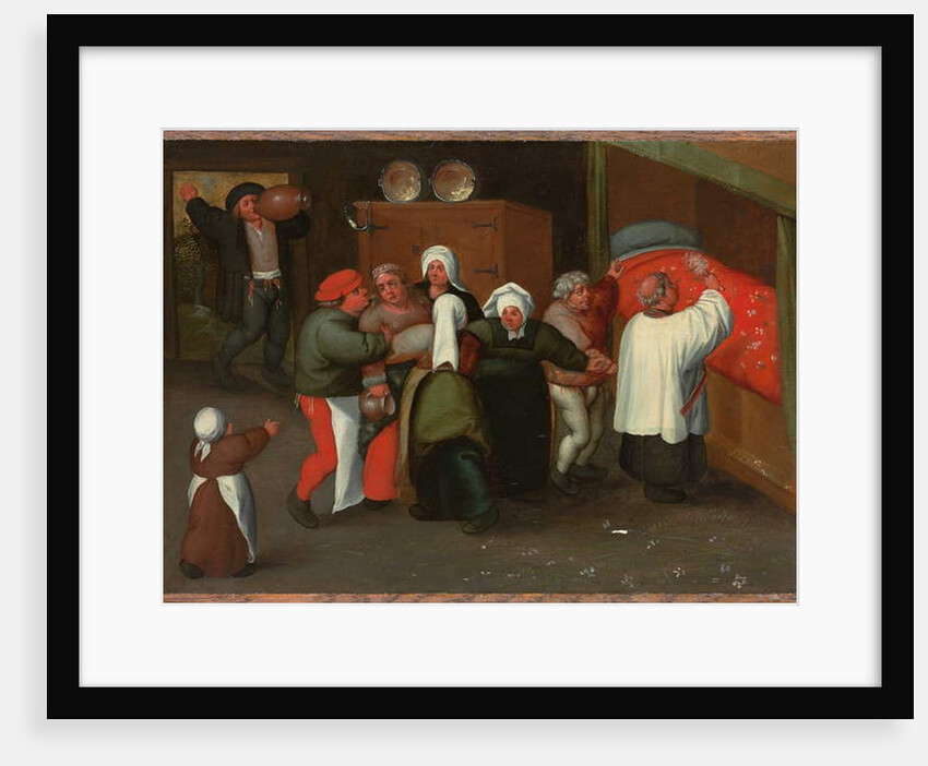 The Blessing of the Marriage by Maerten van Cleve