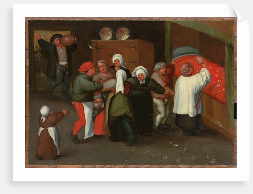 The Blessing of the Marriage by Maerten van Cleve