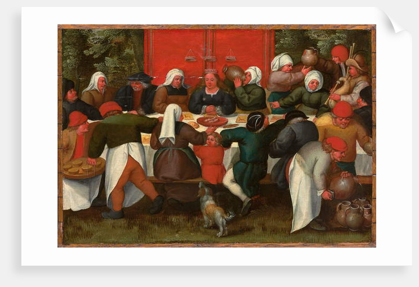 The Wedding Feast by Maerten van Cleve