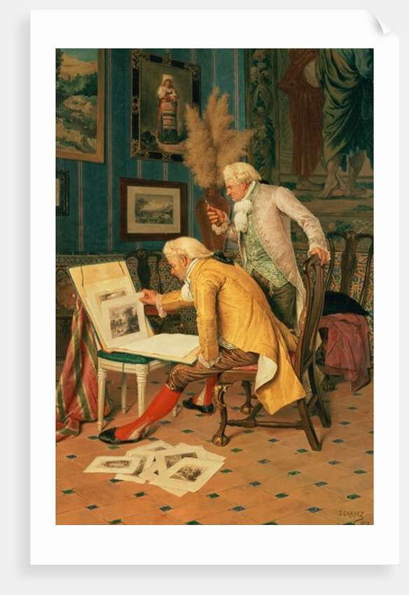 The Connoisseurs, 1878 by Jose de Chavez y Artiz