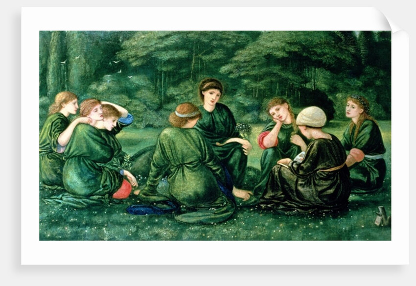 Green Summer, 1868 by Edward Coley Burne-Jones