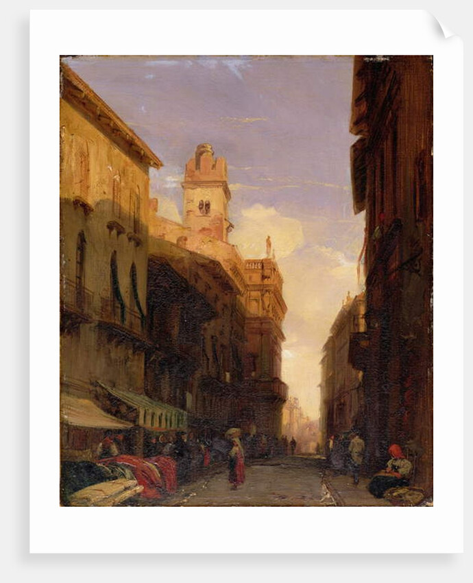 View of Prince Maffei's Palace, Verona, c.1826-27 by Richard Parkes Bonington