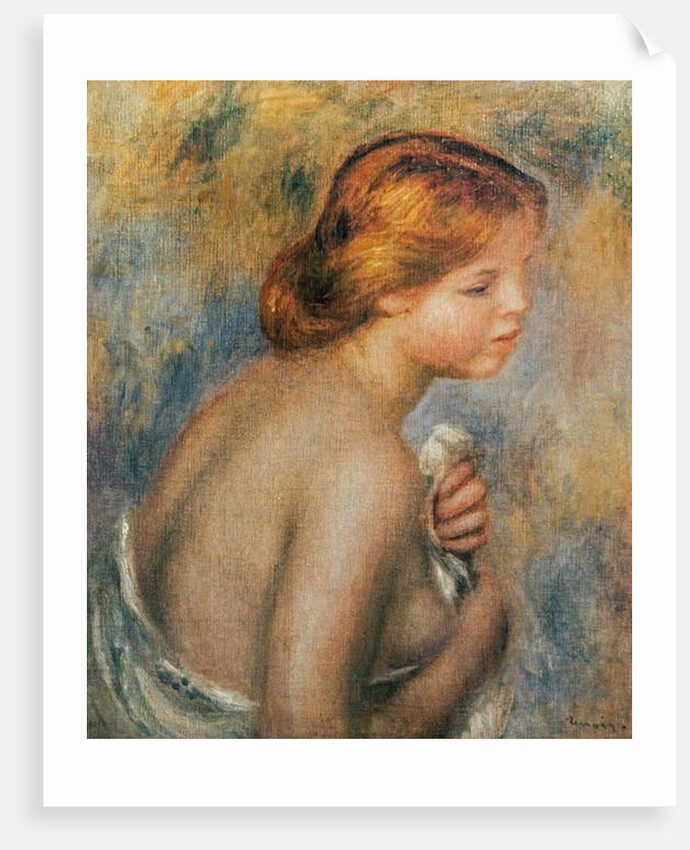 Head of a Bather in profile by Pierre Auguste Renoir