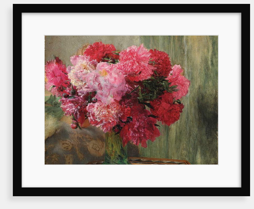 Japanese Peonies by Lawrence Alma-Tadema