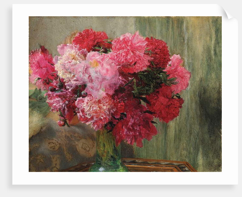 Japanese Peonies by Lawrence Alma-Tadema