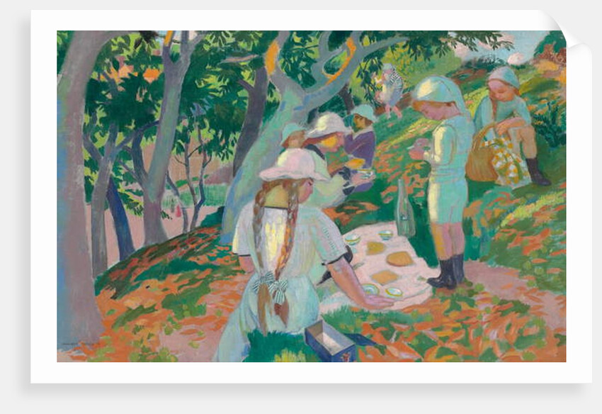 Le goûter sous les châtaigniers, 1914 by Maurice Denis