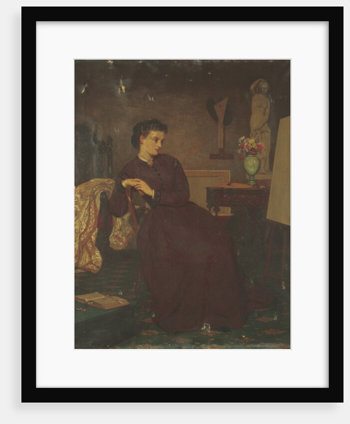 A Lady Artist, 1869 by Ernest Gustave Girardot