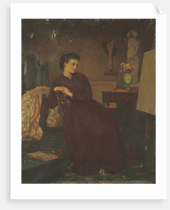 A Lady Artist, 1869 by Ernest Gustave Girardot