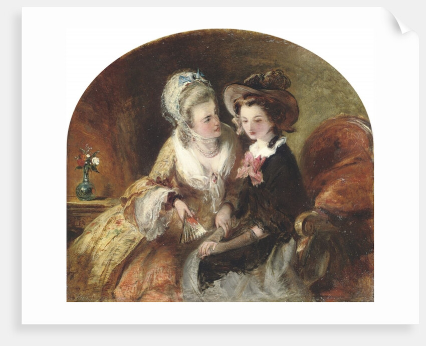 The town and country belle, 1852 by Abraham Solomon