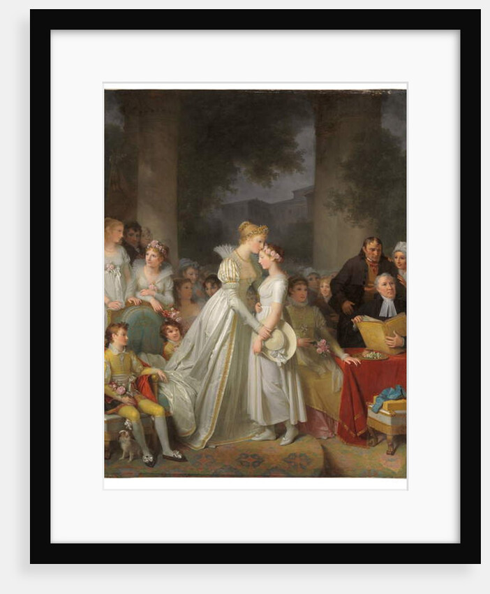The kiss of protection by the local chatelaine by Marguerite Gerard