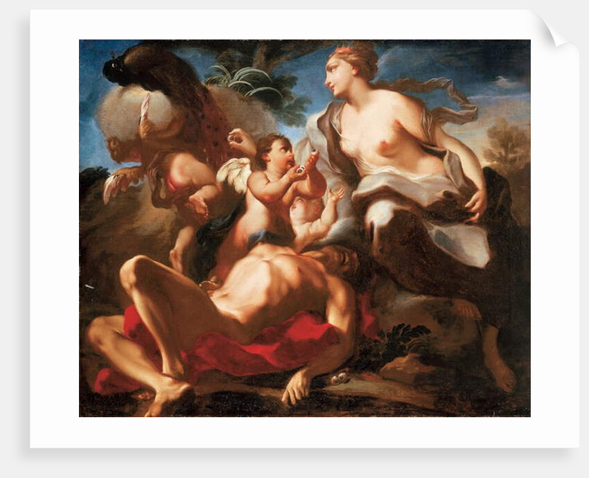 Juno and the Peacock by Antonio Balestra