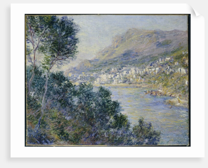 Monte Carlo, Vue de Cap Martin, 1884 by Claude Monet