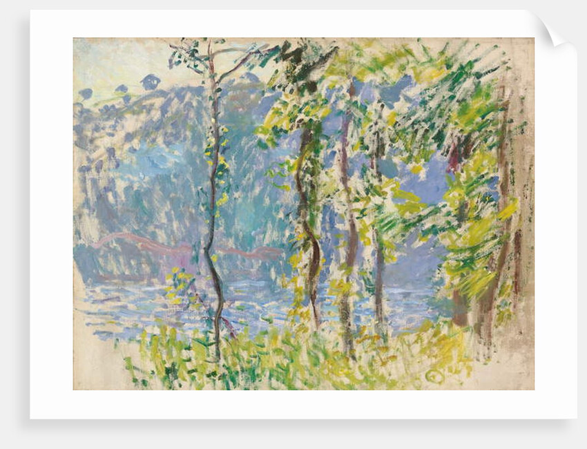 Paysage à Villez by Claude Monet