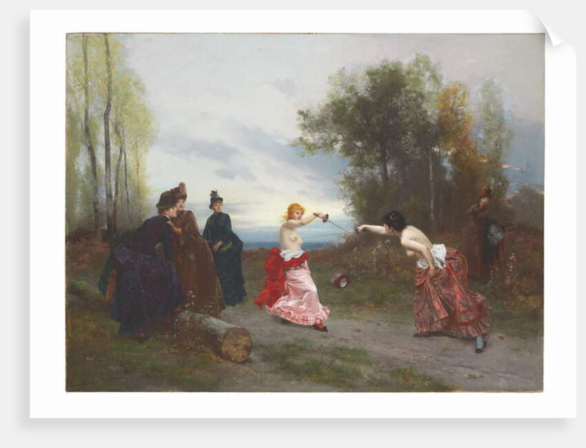 The Duel, 1884 by Emile Antoine Bayard