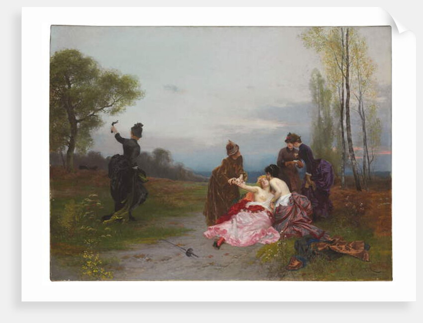 The Reconciliation, 1884 by Emile Antoine Bayard