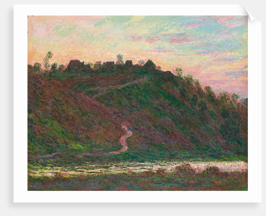 Village de la Roche-Blond: effet du soir, 1889 by Claude Monet