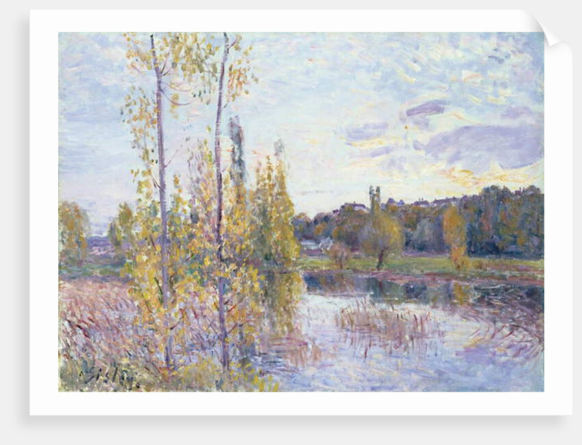 The Lake at Chevreuil by Alfred Sisley