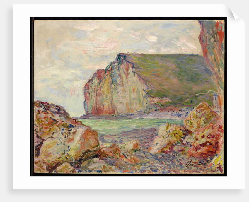 Falaises des Petites-Dalles, 1884 by Claude Monet