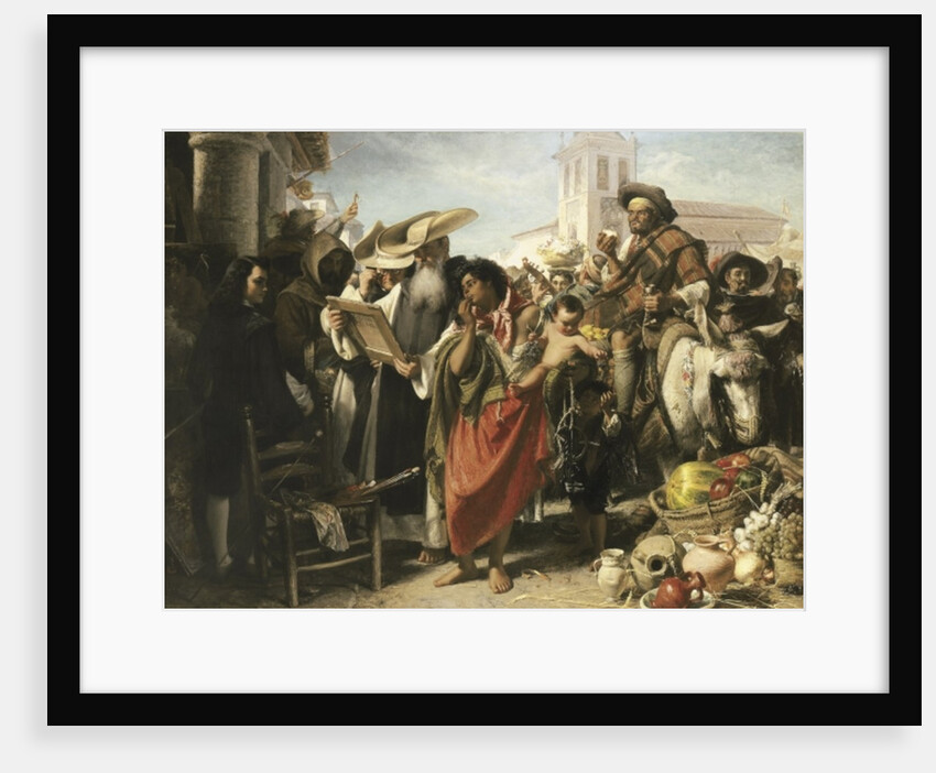The Early Career of Murillo, 1865 by John Phillip