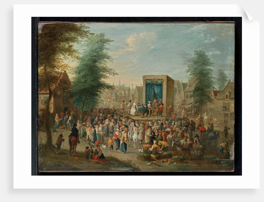 La Commedia dell'Arte by Balthasar Beschey