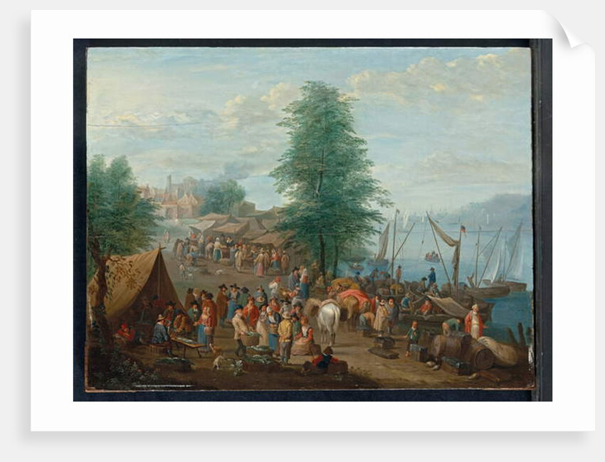 The Fish Market by Balthasar Beschey