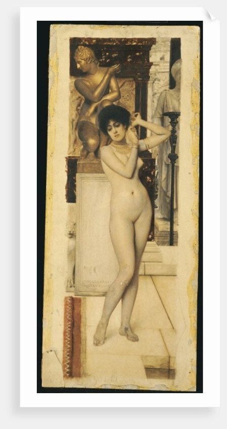 Study for 'Allegory of Sculpture, 1890 by Gustav Klimt