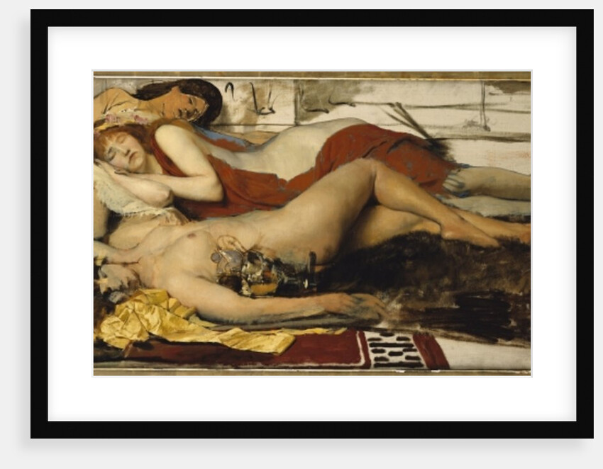 Exhausted Maenides, c.1873-74 by Lawrence Alma-Tadema