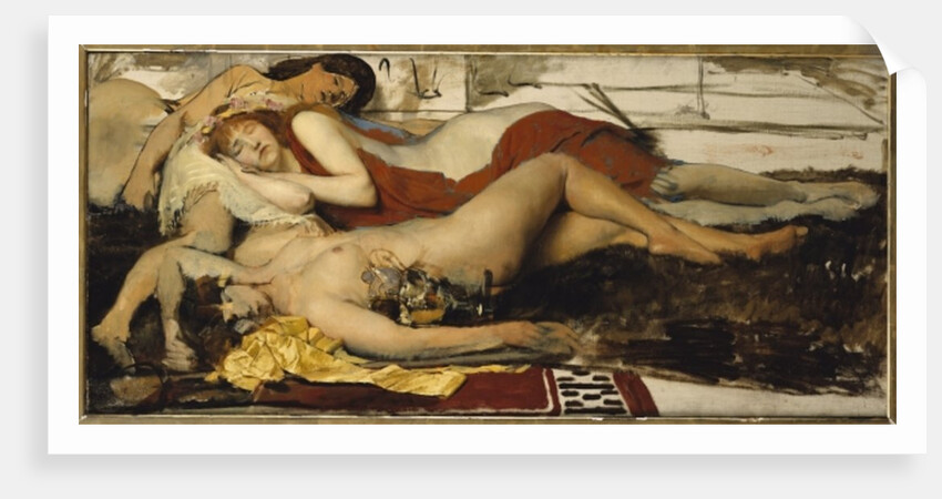 Exhausted Maenides, c.1873-74 by Lawrence Alma-Tadema