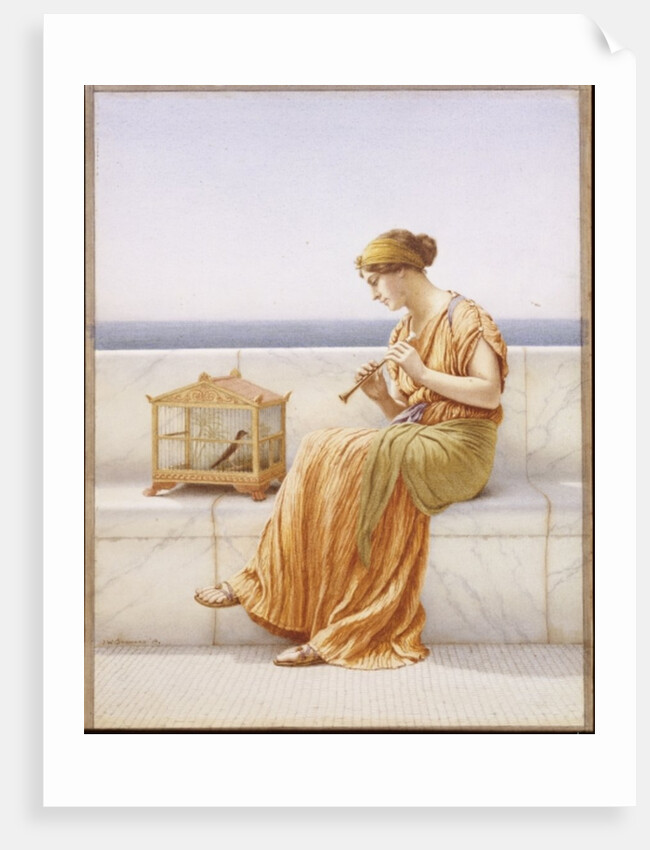 A Song without Words, 1919 by John William Godward