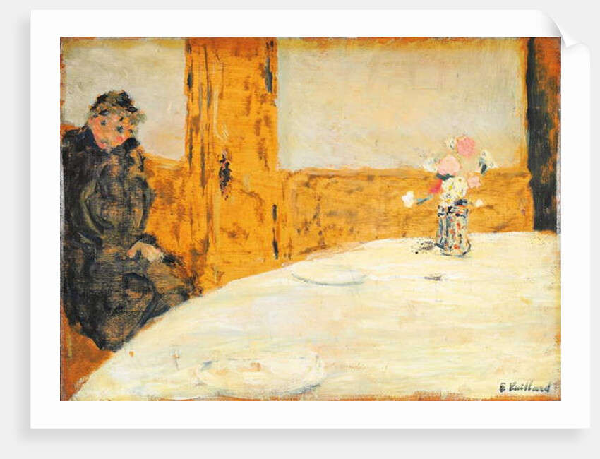 Les roses d'anniversaire du mariage by Edouard Vuillard