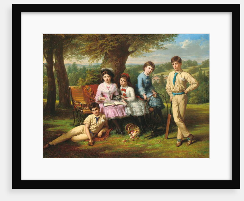 The Johnston Children by Robert Antoine Muller