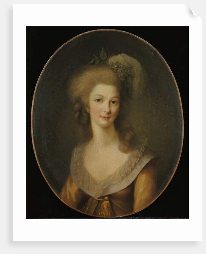 Portrait de Marie-Thérèse-Louise de Savoie-Carignan, princesse de Lamballe, 1779 by Marie-Victoire Lemoine